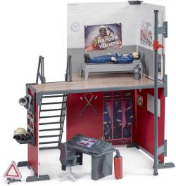 Bruder 62702 Hasičská stanice herní set s figurkou hasiče plast