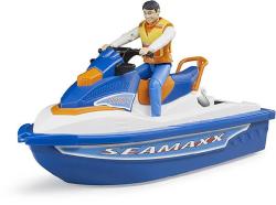 Bruder 63150 Set vodní skútr člun motorový s figurkou 1:16 plast