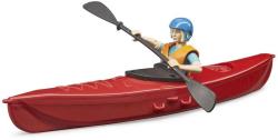 Bruder 63155 Bworld set loď kajak + figurka ženy do vody Bruder 63155 Bworld set loď kajak + figurka ženy do vody