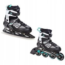Raven Advance black/mint dětské brusle 2v1 Raven Advance black/mint dětské brusle 2v1