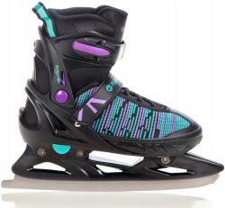 Raven Cande Black/Mint/Violet dětské brusle 2v1