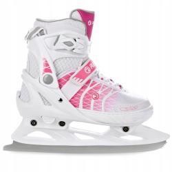 Raven Crystal white/pink dětské brusle 2v1