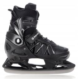 Raven Expert 80mm black dětské brusle 2v1