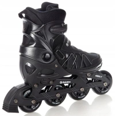 Raven Expert 80mm black dětské brusle 2v1