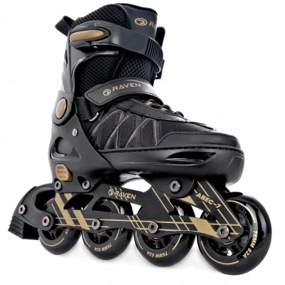 Raven Expert 80mm gold dětské brusle 2v1