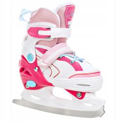 Raven Lia PINK dětské kolečkové brusle 2v1 s LED