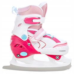 Raven Lia PINK dětské kolečkové brusle 2v1 s LED