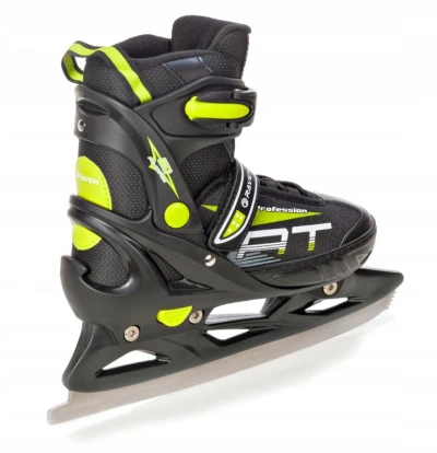 Raven Profession black/lime dětské brusle 2v1