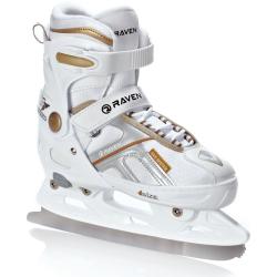 Raven Pulse white/gold dětské brusle 2v1