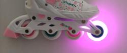 Raven Rosi s Led kolečky brusle 2v1