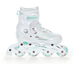 Raven Spirit white/mint dětské brusle 2v1
