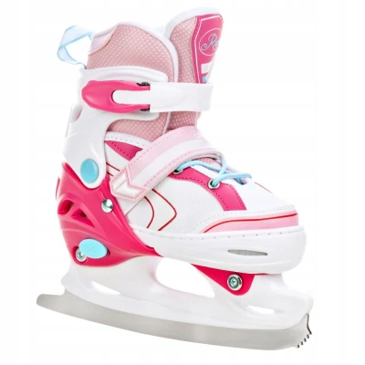 Raven Lia PINK dětské brusle 4v1 s led kolečkem