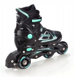 Raven Spirit black/mint dětské brusle 4v1