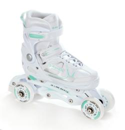 Raven Spirit white/mint dětské brusle 4v1