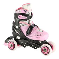 Nils NH18331 4v1 ružové detské korčule