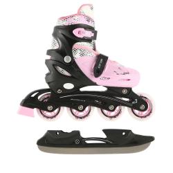 Nils NH18331 4v1 ružové detské korčule