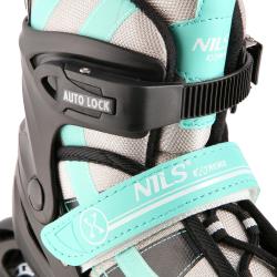 Nils NH18366A 2v1 černo-zelené dětské brusle