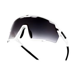 Force CYCLONE bílé cyklistické brýle , černé přechodové sklo Force CYCLONE bílé cyklistické brýle , černé přechodové sklo