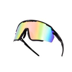 Force CYCLONE černé cyklistické brýle, modro-fialové sklo Force CYCLONE černé cyklistické brýle, modro-fialové sklo