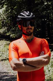 Force EPIC černé, černé zrc. sklo cyklistické brýle