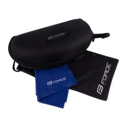 Force GLARE bílé, červené zrc. sklo cyklistické brýle