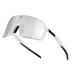 Force GLARE bílé, fotochromatické sklo - cyklistické brýle Force GLARE bílé, fotochromatické sklo - cyklistické brýle