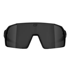 Force GLARE čierne, čierne zrkadlové sklo cyklistické okuliare