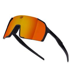 Force GLARE černé, červené zrc. sklo cyklistické brýle Force GLARE černé, červené zrc. sklo cyklistické brýle