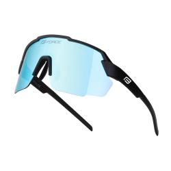 Force PULSE černé cyklistické brýle, modré zrc. sklo Force PULSE černé cyklistické brýle, modré zrc. sklo