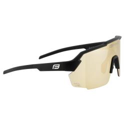 Force PULSE čierne cyklistické okuliare, žlté rozjasňovacie sklo