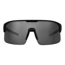 Force SPIRE čierne cyklistické okuliare, čierne zrkadlové sklo