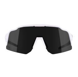 Force STRIVE bílé, černé zrc. sklo - cyklistické brýle