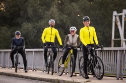 Force STRIVE bílé, růžové zrc. sklo - cyklistické brýle