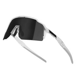 Force STRIVE transparentní, černé zrc. sklo - cyklistické brýle