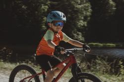 Force VIBE černé, fialové sklo - dětské brýle