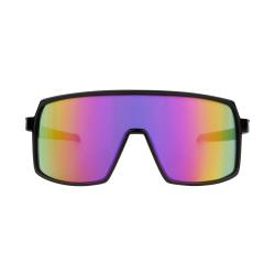 Force ZOOM černé, červené sklo - cyklistické brýle