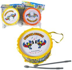 Bubínek hudební dětský set s paličkami 2 barvy(hudební nástroje) Bubínek hudební dětský set s paličkami 2 barvy(hudební nástroje)