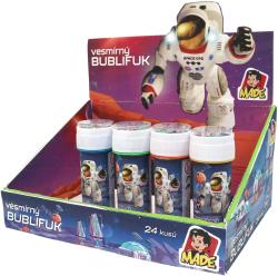 Bublifuk Astronaut 50ml dětský bublifukovač s kuličkovým bludištěm 4 barvy