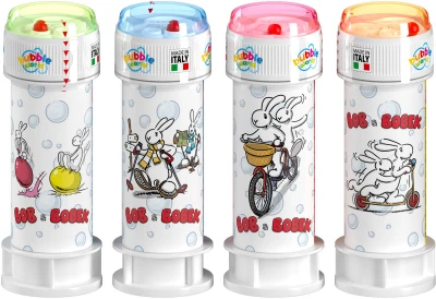 Bublifuk Bob a Bobek 60ml s bludištěm ve víčku 4 druhy