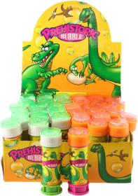 Bublifuk Dinosauři 12cm dětský bublifukovač s hrkávkou bludiště 50ml 2 barvy Bublifuk Dinosauři 12cm dětský bublifukovač s hrkávkou bludiště 50ml 2 barvy