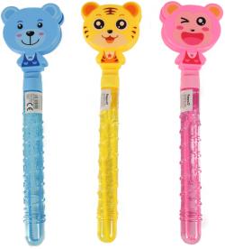 Bublifuk klapací dětský bublifukovač se zvířátky 55ml 3 druhy