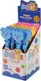 Bublifuk klapací dětský bublifukovač se zvířátky 55ml 3 druhy