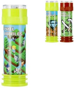 Bublifuk My Bubble Pixel 55ml dětský bublifukovač s kuličkovým bludištěm ve víčku