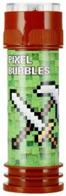 Bublifuk My Bubble Pixel 55ml dětský bublifukovač s kuličkovým bludištěm ve víčku