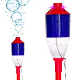 Bublifukovač louč 132cm na baterie s náplní 350ml Světlo 2 barvy