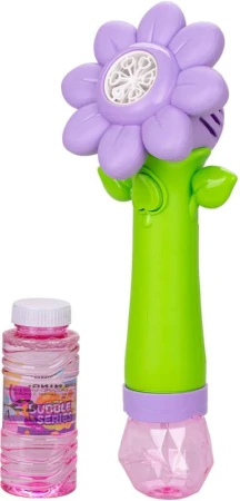 Bublifukovač Sun Fun květina set s náplní 90ml na baterie Světlo 2 barvy