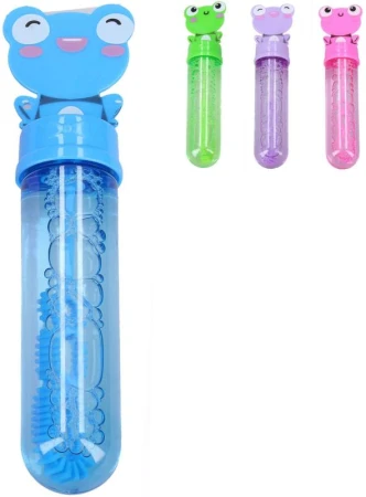 Bublifukovací hůlka žába 14cm dětský bublifukovač 4 barvy Bublifukovací hůlka žába 14cm dětský bublifukovač 4 barvy