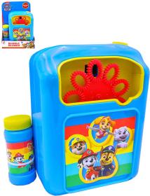 Bublinovač Tlapková Patrola elektronický bublifuk set s náplní plast