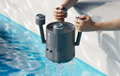 Bublue Vortex V5 černý bezdrátový robotický bazénový vysavač