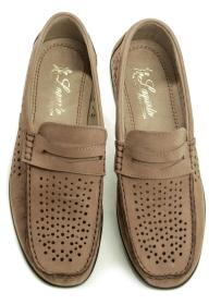 Bukat 260P hnědé pánské mokasíny